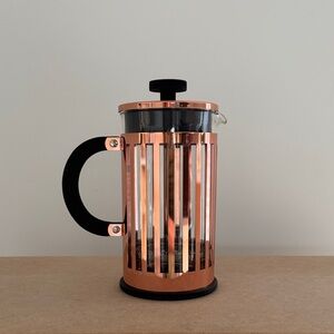 Copper Bodum + Starbucks  French Press Coffee Maker in Rose Gold